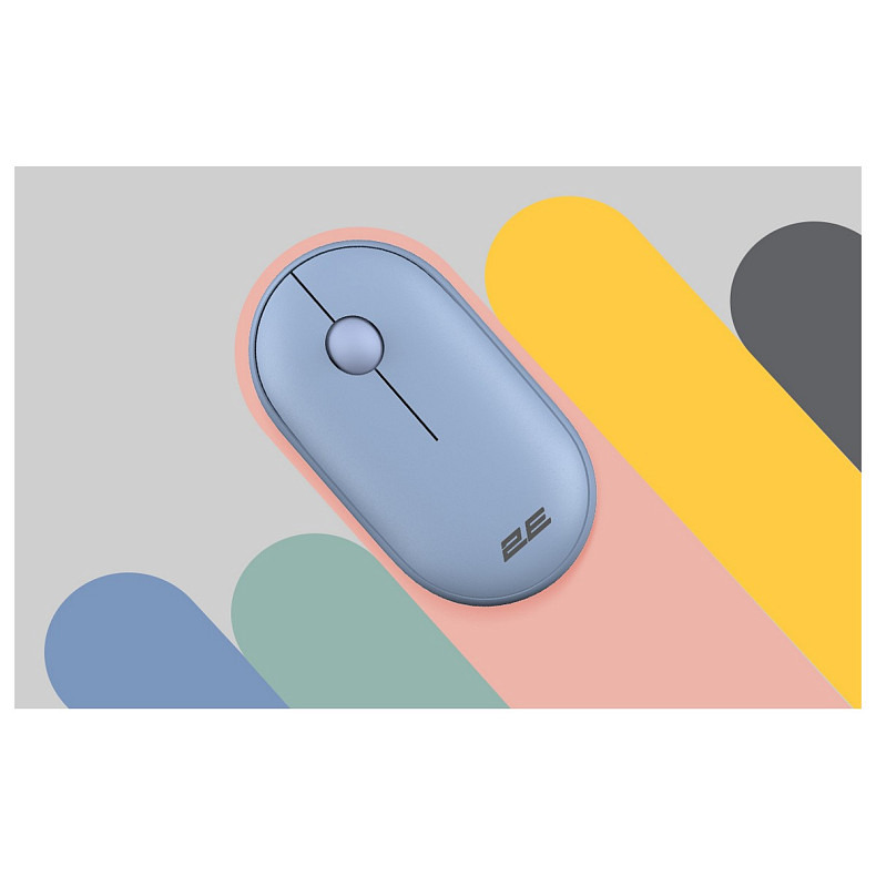Мышка 2E MF300 Silent WL BT Stone blue (2E-MF300WBL)