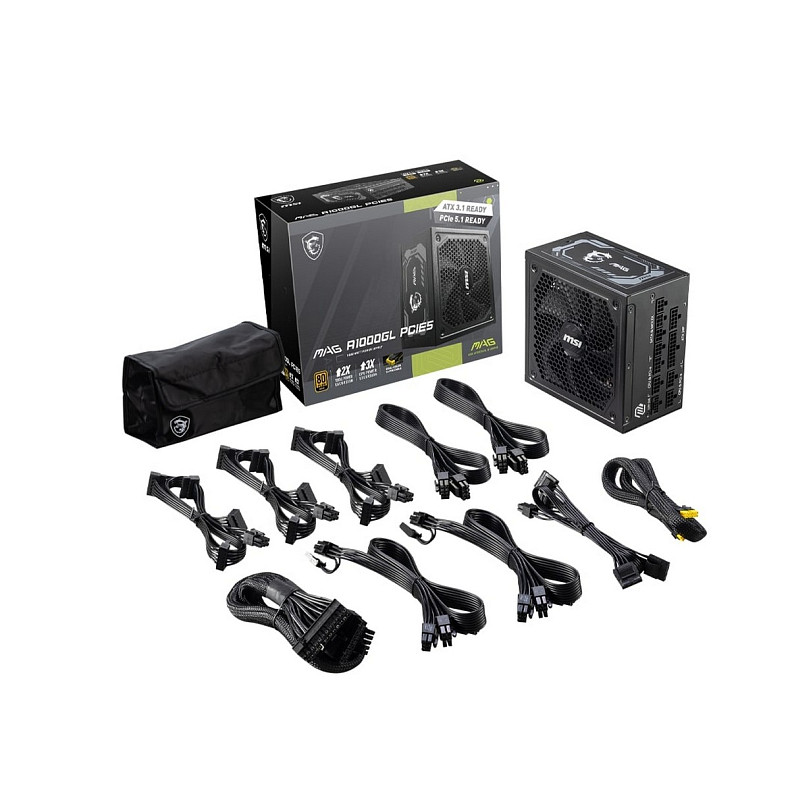 Блок живлення MSI MAG A1000GL PCIE5 1000W