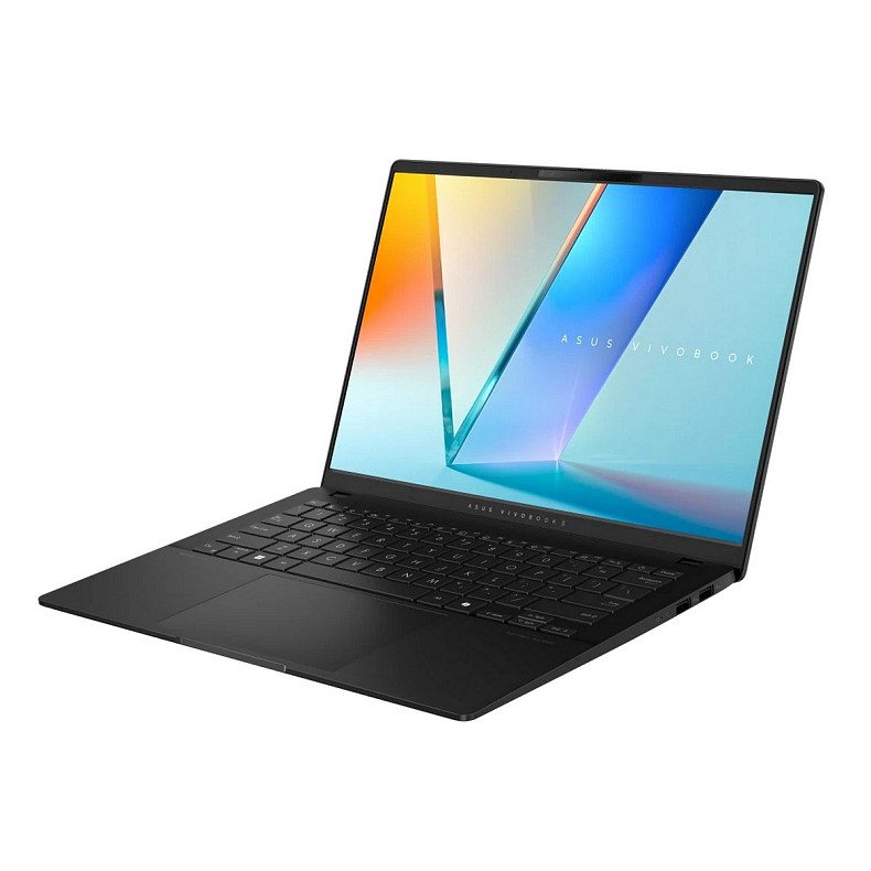 Ноутбук ASUS Vivobook S 14 M5406KA-QD072 14" WUXGA OLED, AMD AI 7 350, 24GB, F1TB, UMA, NoOS, Чорний