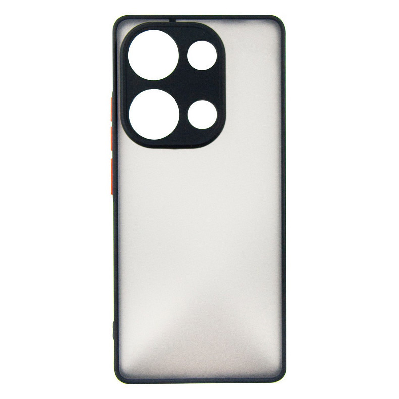 Чохол-накладка Dengos для Poco M6 Pro Black (DG-KM-111) + захисне скло