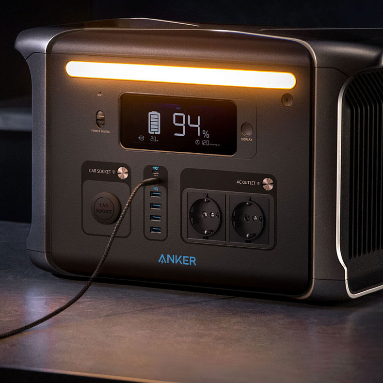 Зарядна станція ANKER 757 PowerHouse - 1229Wh/AC 1500W/100W 1xPD/4xUSB/1xCar/MPPT