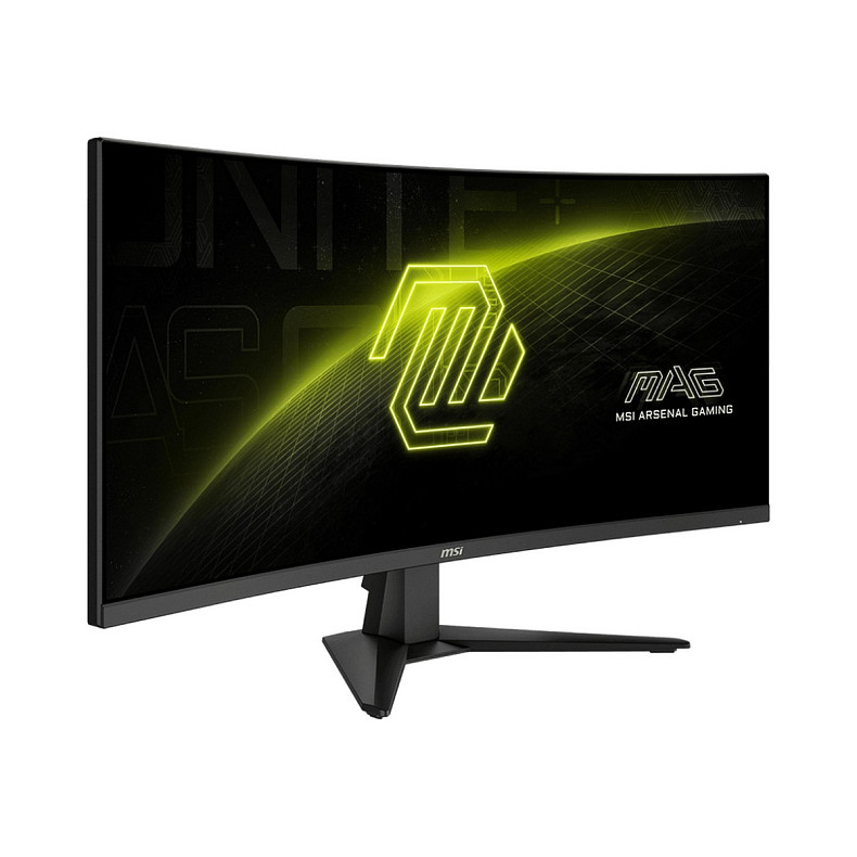 Монитор MSI 34" MAG 346CQ 2x HDMI, DP, Audio, VA, 3440x1440, 21:9, 180Hz, 1ms, sRGB 100%, CURVED, Ada