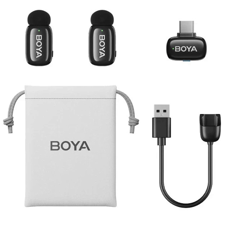 Беспроводной петличный микрофон BOYA mini-23 Type-C Black