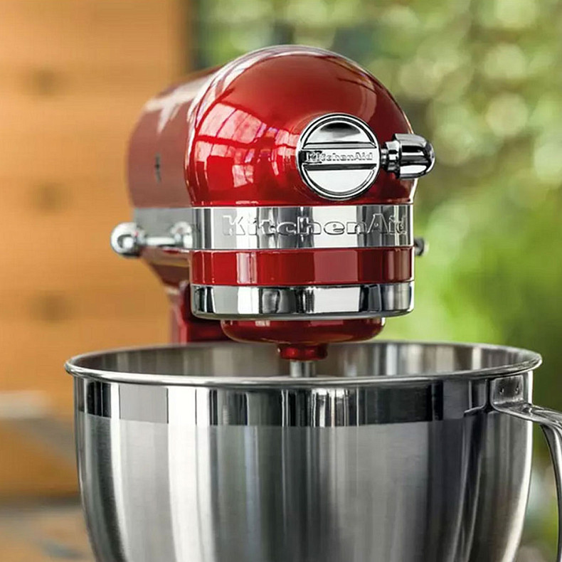 Кухонный комбайн KitchenAid Artisan 4,8 л 5KSM185PSEER с откидным блоком красный