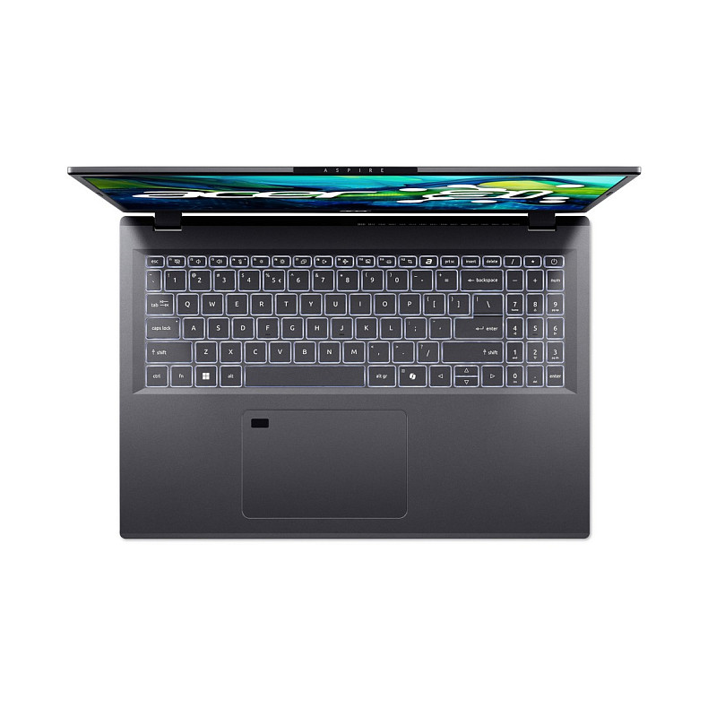 Ноутбук Acer Aspire 16 A16-71GM 16" WUXGA IPS, Intel U5-125H, 16GB, F512GB, NVD3050-6, Win11, серый