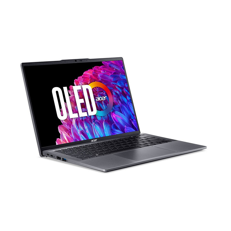 Ноутбук Acer Swift Go 14 SFG14-63 14" 2.8K OLED, AMD R7-8845HS, 32GB, F1TB, UMA, Lin, сірий