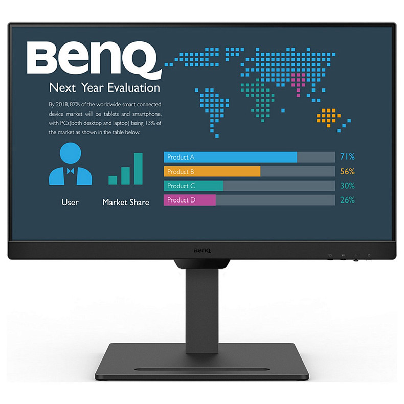 Монитор 23.8" BenQ BL2490T, IPS, 100Гц, 2хHDMI, DP, HAS, колонки, черный