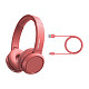 Наушники Philips TAH4205 On-ear Wireless Mic Red