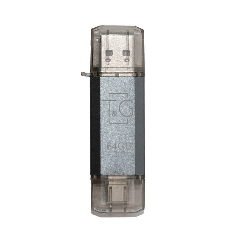Флеш-накопичувач T&G 009 Star Series USB 3.0 64GB Type-C Silver (TG009TC-64GSL3)
