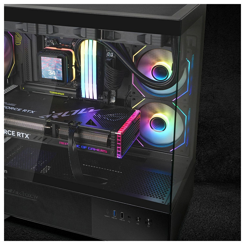 Корпус Zalman Chronix V2 без БЖ, 1xUSB3.0, 1xUSB2.0, 1x Type C, 2x120мм ARGB Reverse, 4x120мм ARGB,