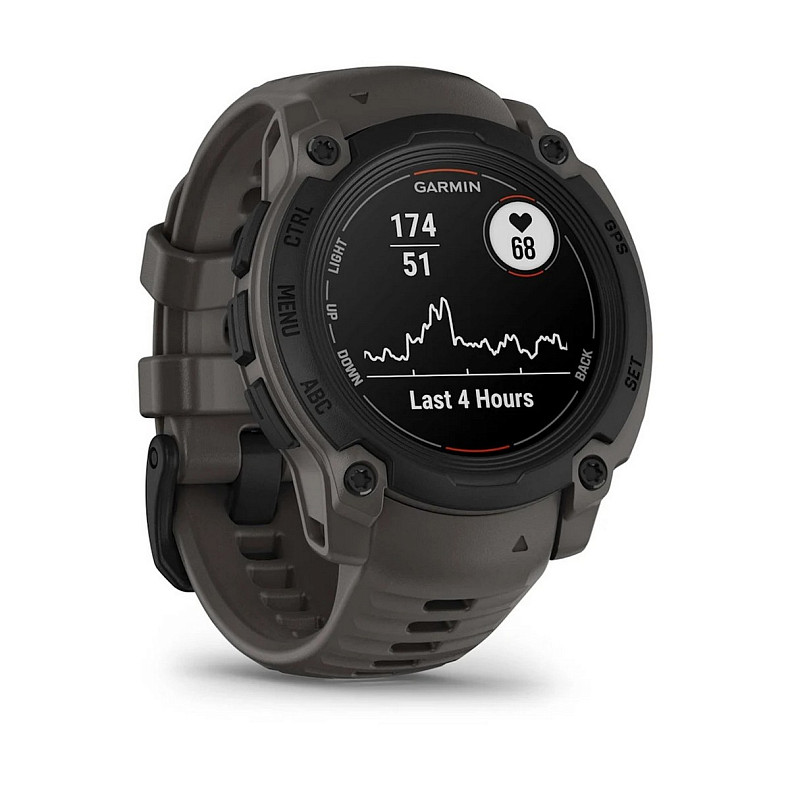 Смарт-часы Garmin Instinct E 40 mm Black with Charcoal Silicone Band (010-02932-13)