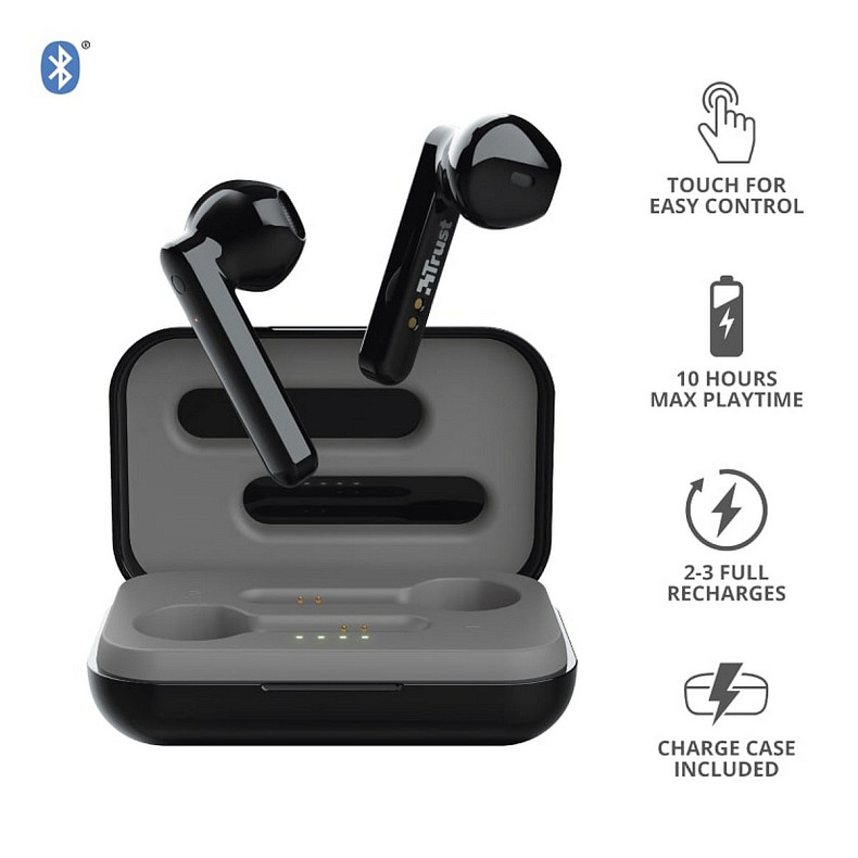 Наушники Trust Primo Touch True Wireless Mic Black