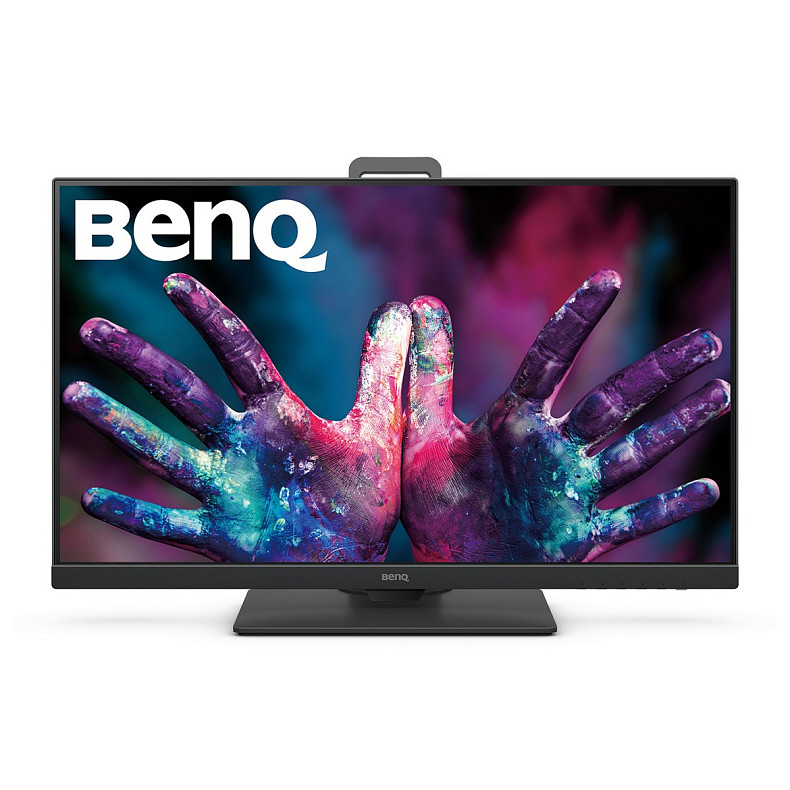 TFT 27" BenQ PD2705Q, IPS, QHD, HDMI, DP, USB-C, колонки, серый