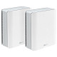 Wi-Fi Mesh система Asus ZenWiFi BT10 2pk White (90IG08Y0-MO3C40)