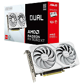 Видеокарта ASUS Radeon RX 9060 XT Dual 16GB GDDR6 White (DUAL-RX9060XT-16G-WHITE)