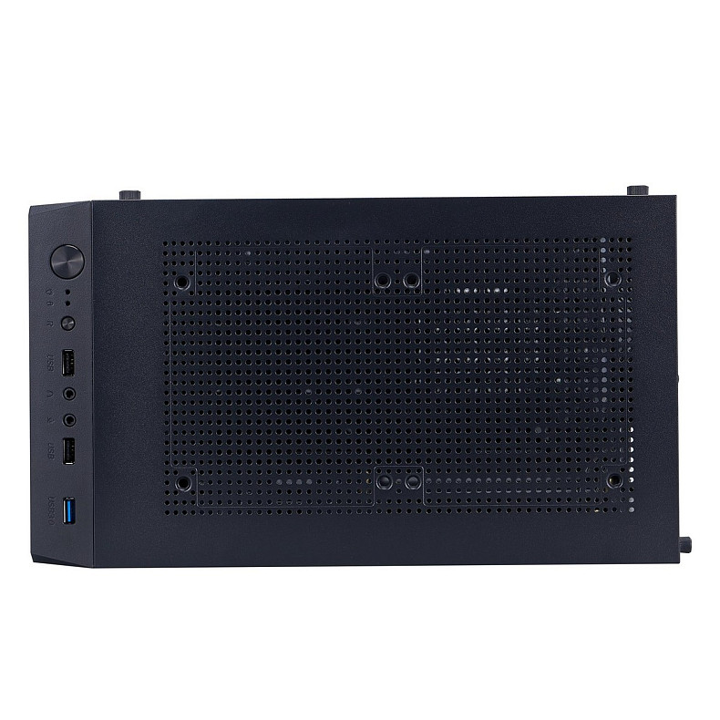 Корпус 1stPlayer FD3-M-BK-4F7 Black без БП