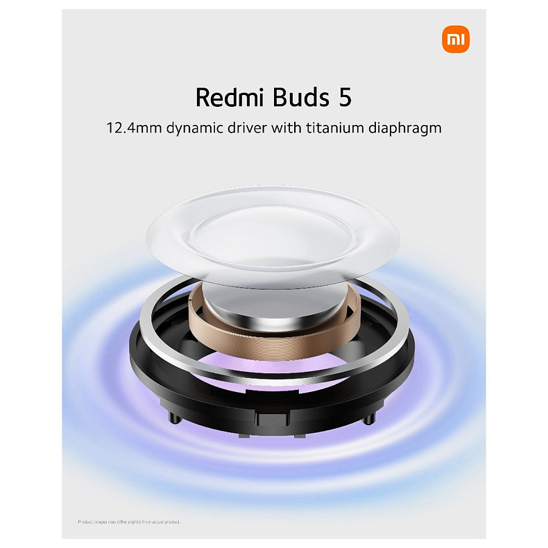 Bluetooth-гарнітура Xiaomi Redmi Buds 5 Black (BHR7627GL)_