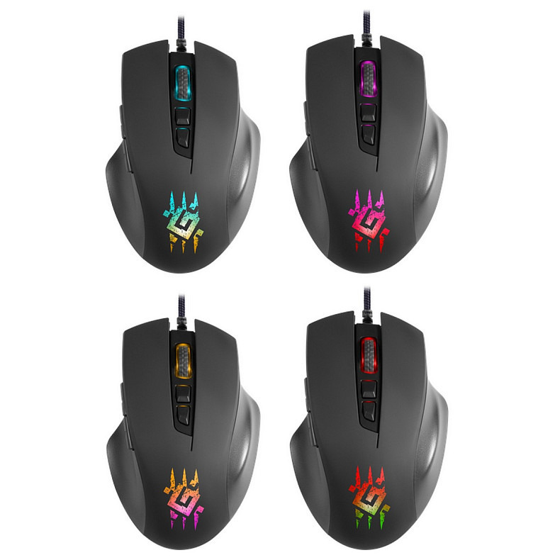 Мышка Defender (52700) Wolverine GM-700L RGB, 7 кнопок, 12800 dpi