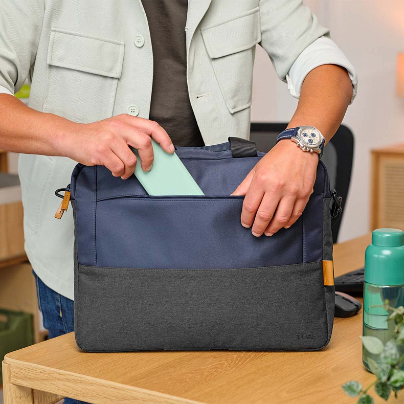 Сумка для ноутбука Trust Lisboa 16 laptop carry bag Blue