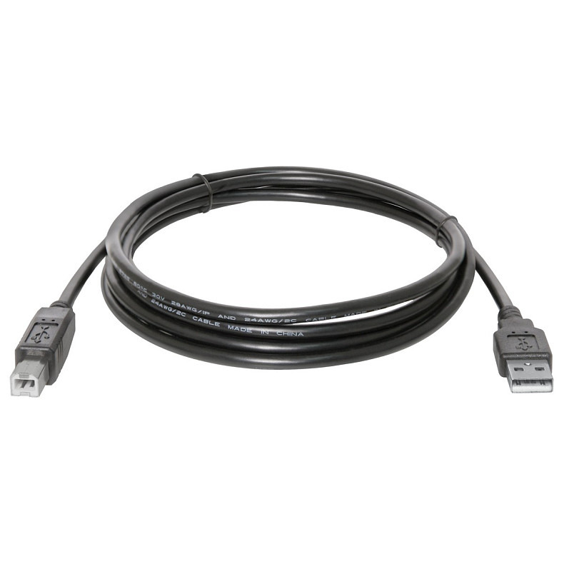 Кабель USB AM-BM, 5.0 м, чорний, USB04-17 Defender