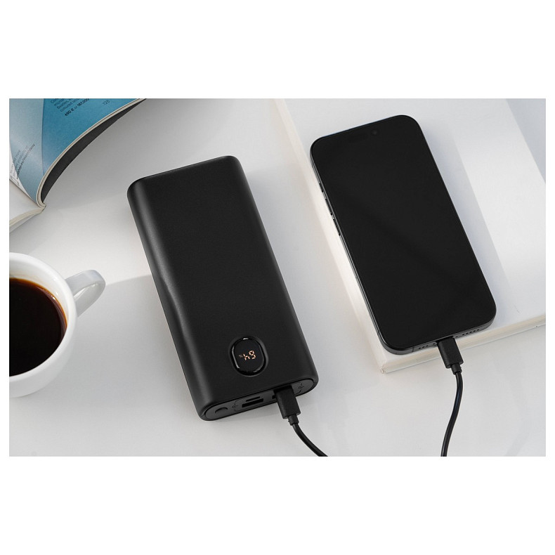 Универсальная мобильная батарея Power bank 2E 20000мАч, 45Вт, PD, QC, черный