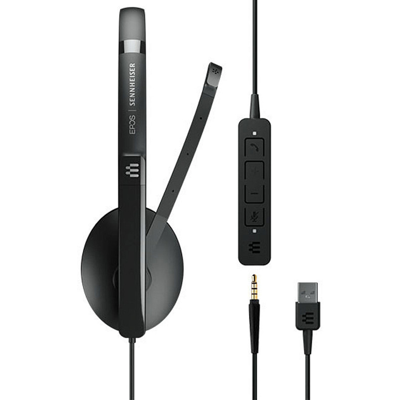 Наушники с микрофоном Sennheiser EPOS Adapt 165 USB II (1000916)