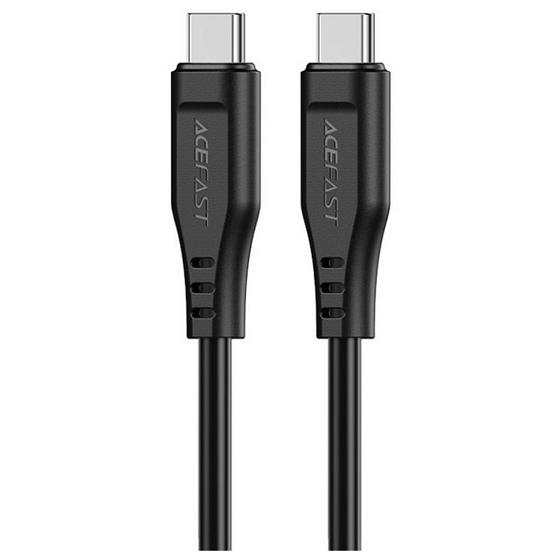 Кабель USB 2.0 USB-C to USB-C, 1,2 м, 3.0A, TPE C3-03 Black Acefast
