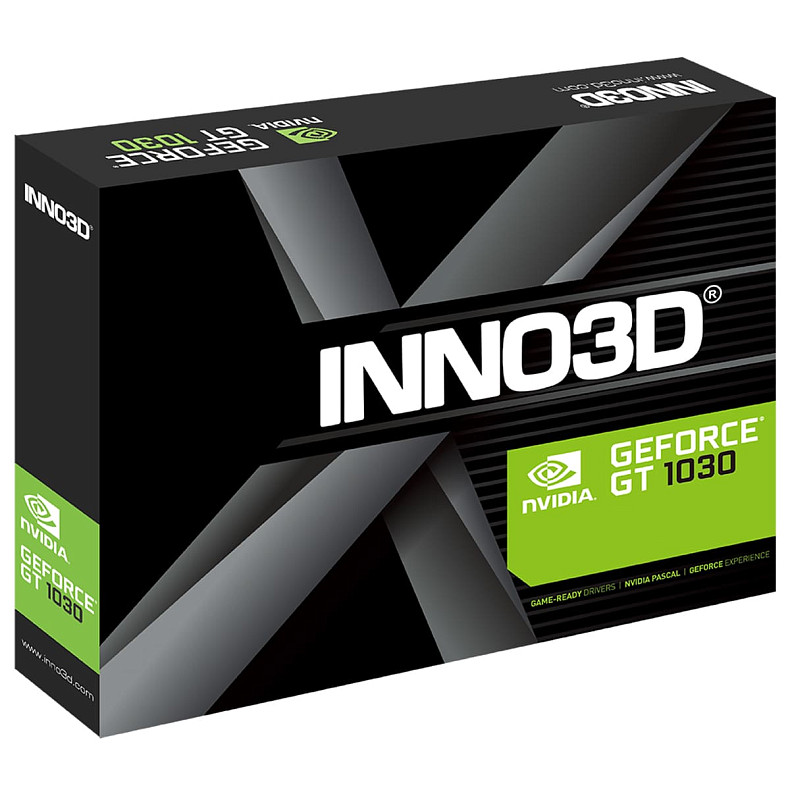 Відеокарта GeForce GT1030 Inno3D, 2GB GDDR5, 64bit, PCI Express (N1030-1SDV-E5BL)