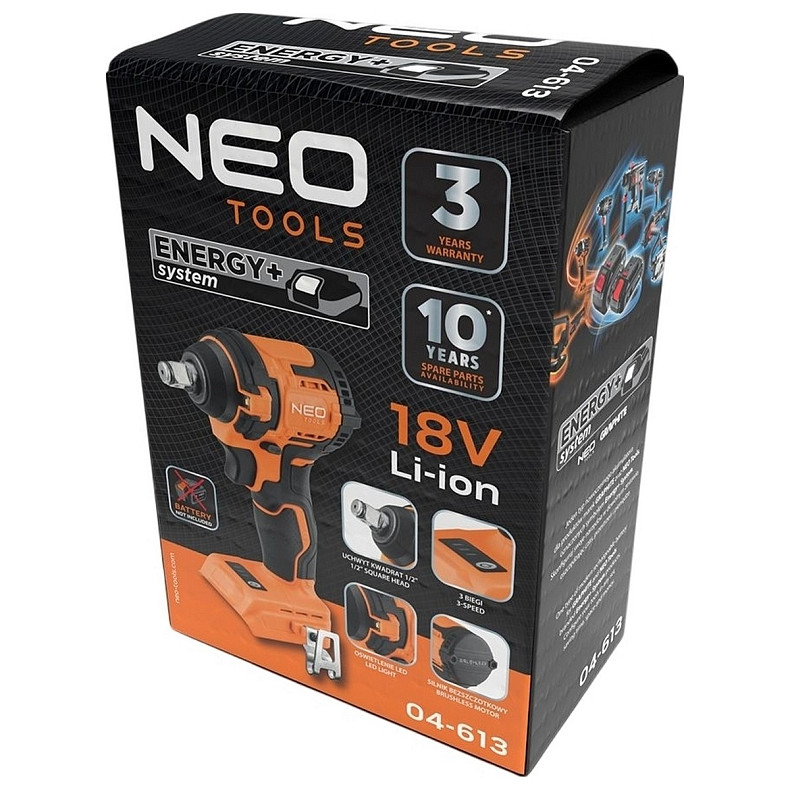 Шуруповерт Neo Tools 04-613, АКБ
