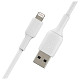 Кабель USB-A > Lightning зарядка/синхронизация Belkin 1м, 12Вт, PVC, (2 Pack), белый