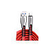 Кабель ColorWay USB-USB-C, 2.4А, 1м, Red (CW-CBUC012-RD)