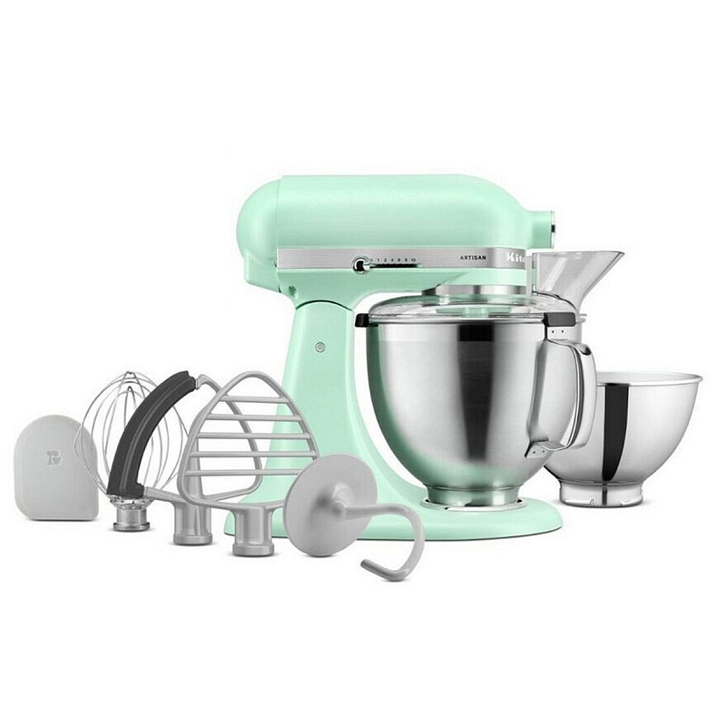 Кухонна машина KitchenAid Artisan 4,7 л 5KSM195PSESD з відкидним блоком, свіжа м'ята