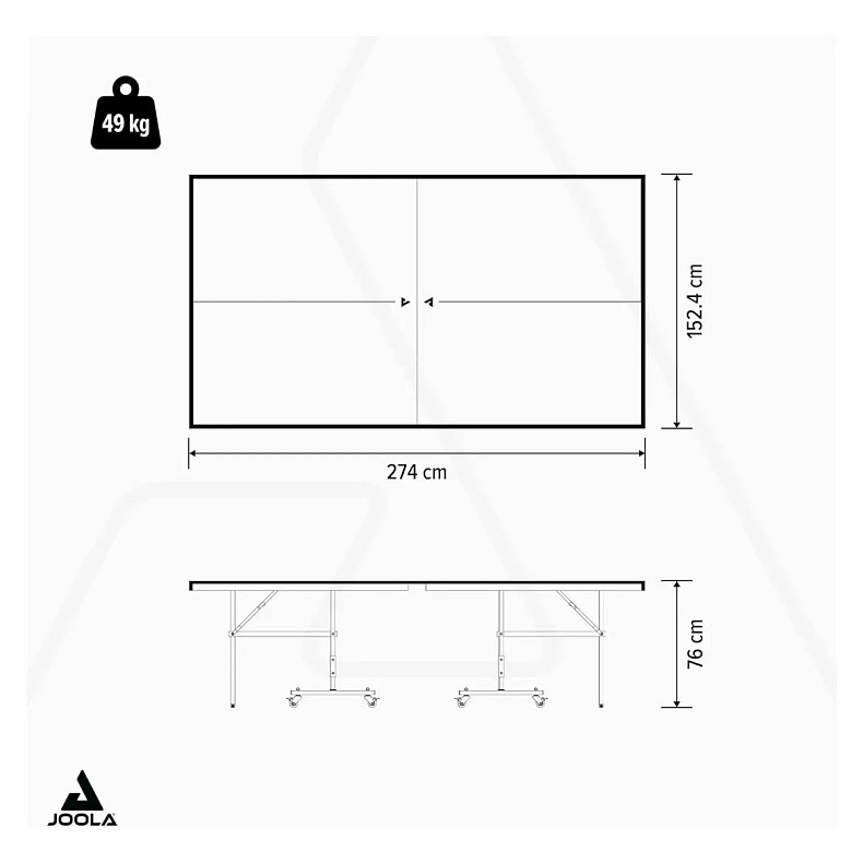 Теннисный стол Joola Outdoor J100A Grey (11647)