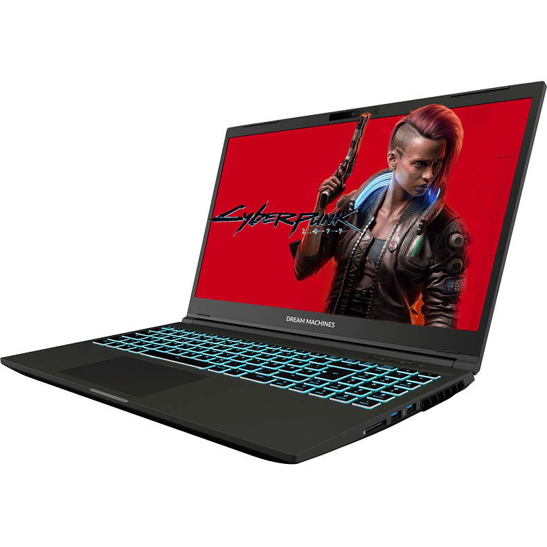 Ноутбук Dream Machines RG3050-15UA71 15.6” FHD 144Hz/i5-13420H/16GB/SSD 1TB/RTX3050/GLAN/DOS