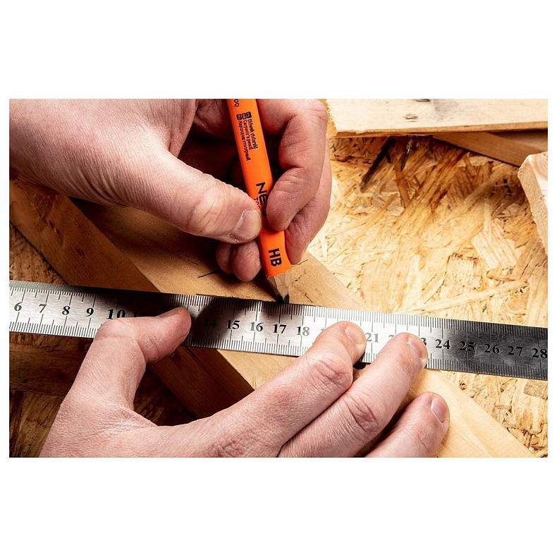 Линейка Neo Tools, нержавеющая сталь, 1м (72-210)