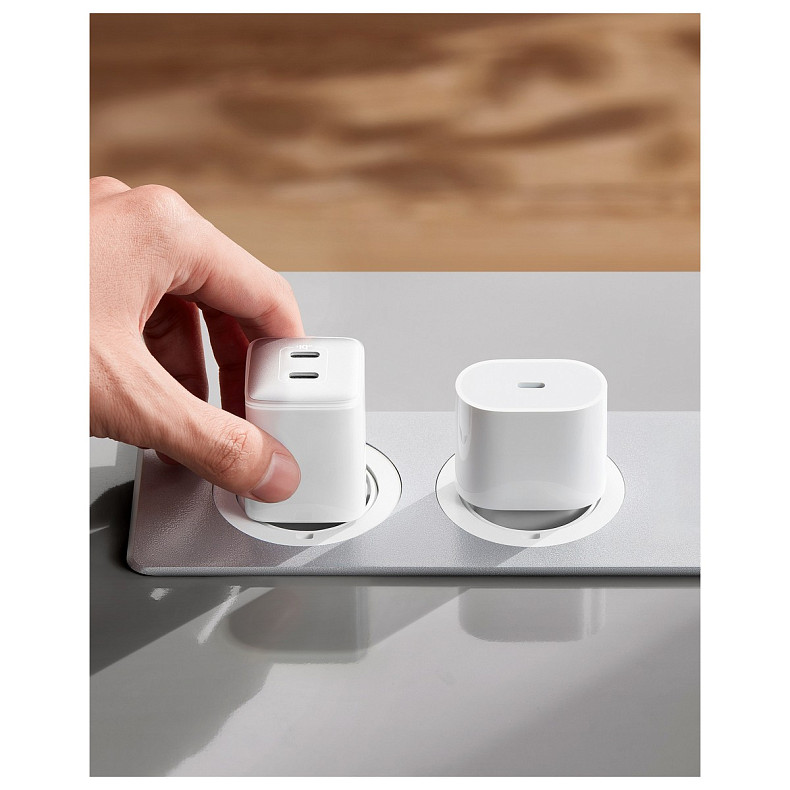 Сетевая зарядка ANKER PowerPort 521 Nano Pro - 40W 2xUSB-C PIQ3.0 (Белый)