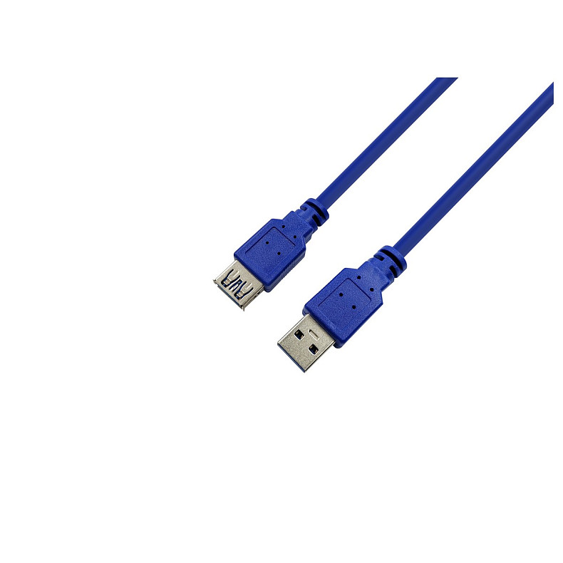 Кабель ProLogix (PR-USB-P-11-30-3m) USB 3.0 AM/AF, синий, 3м