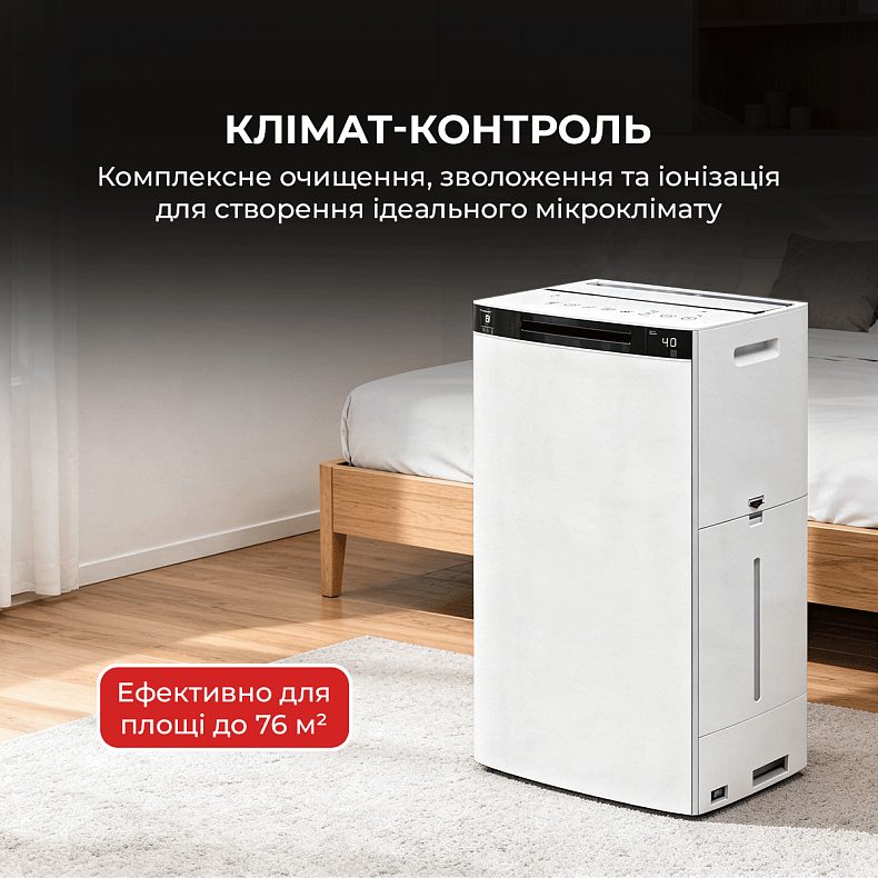 Очищувач повітря Sharp KI-TX100EU-W White