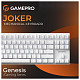Клавиатура GamePro Genesis Joker MK124W Outemu Red Swithes USB White