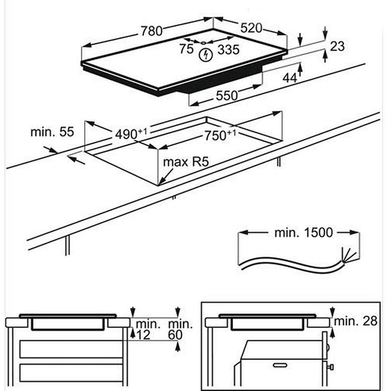 Варильна поверхня індукційна Electrolux EIS8648
