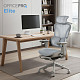 Крісло офісне OfficePro Elite OC950GLB Gray/Light Blue