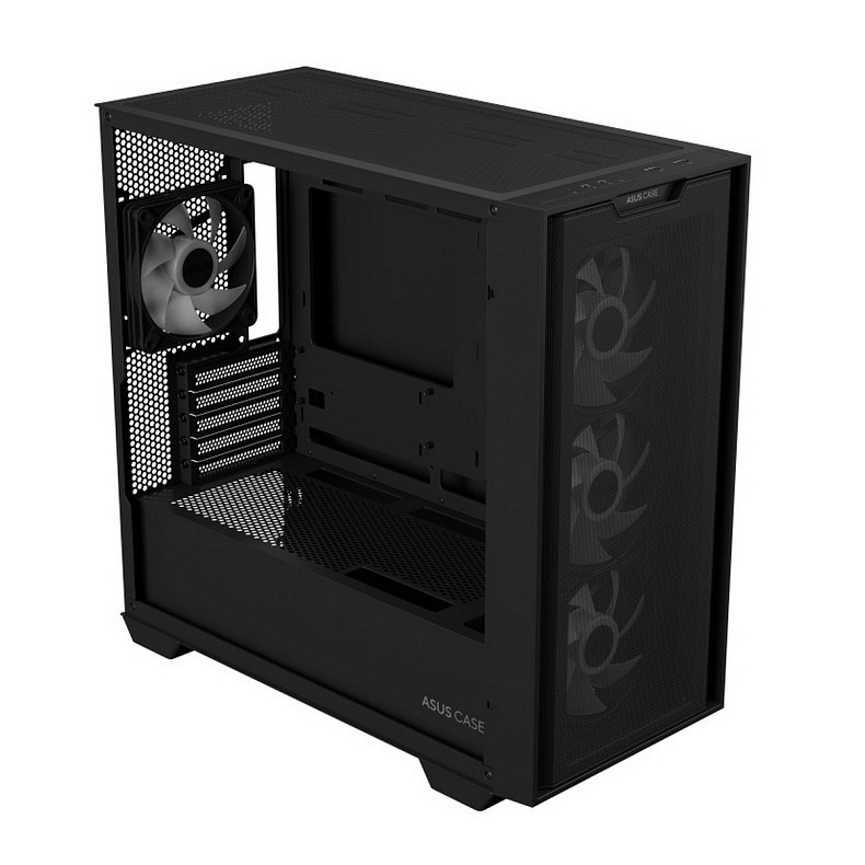 Корпус Asus A21 Plus Black Tempered Glass без БП (90DC00H0-B19010)