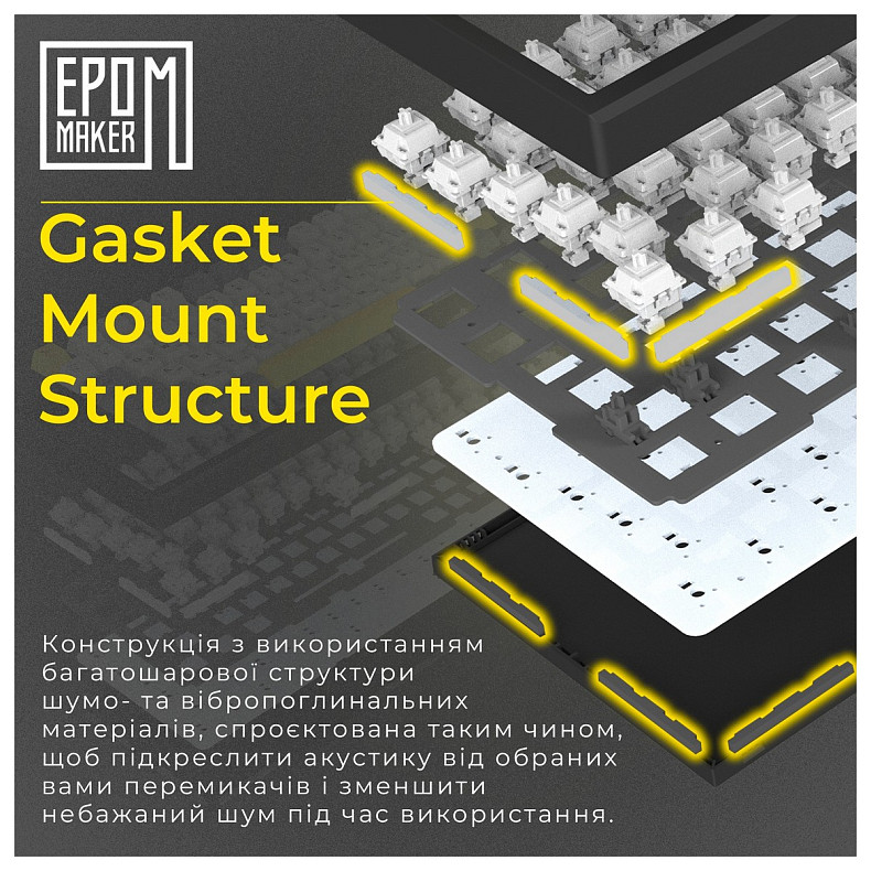 Клавиатура Epomaker TH80 SE 75% Flamingo Switch Hot-Swap (2.4G/BT/USB) RGB UA Black (TH80-SE-B-F)