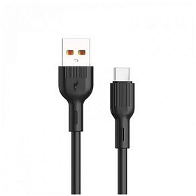 Кабель SkyDolphin S03T USB - Type-C 1м, Black (USB-000418)