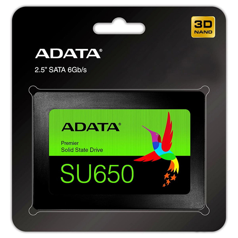 SSD диск ADATA Ultimate SU650 480GB 2.5" SATA III 3D NAND
