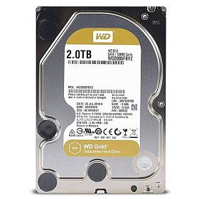 Жесткий диск WD SATA 3.0 2TB 7200 128MB Gold