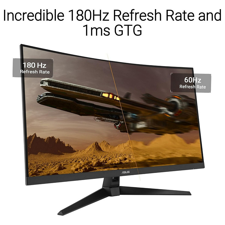Монитор Asus TUF Gaming VG32WQ3B 31.5" IPS 180Hz Black Curved (90LM0AP1-B01171)