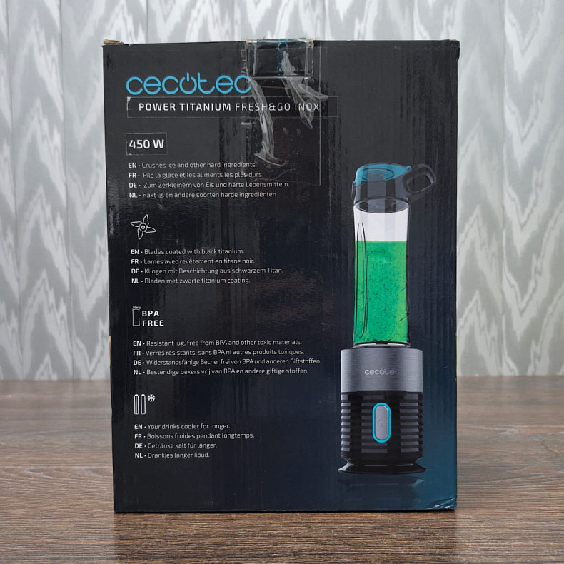 Блендер стационарный CECOTEC Power Titanium Fresh&Go Inox - Уценка