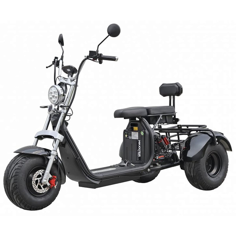 Электроскутер MAXXTER TRIKE 2.0, 2000 Вт, черный