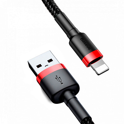 Кабель Baseus Kevlar Lightning Cable 0.5m Black/Red (CALKLF-A19)